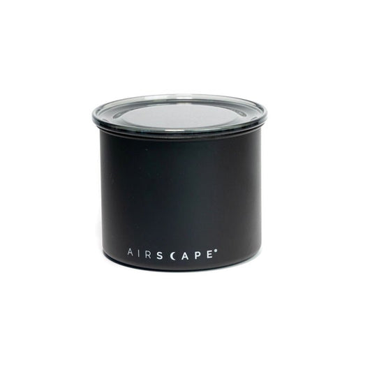AIRSCAPE COFFEE BEAN CANISTER SMALL BLACK 250G - Artefact Coffee Wholesale