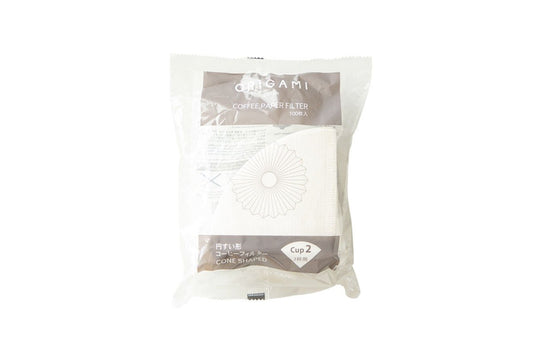 Coffee Filter Papers Cone Shaped - 100 Pack Bag | ORIGAMI - Artefact Coffee Wholesale